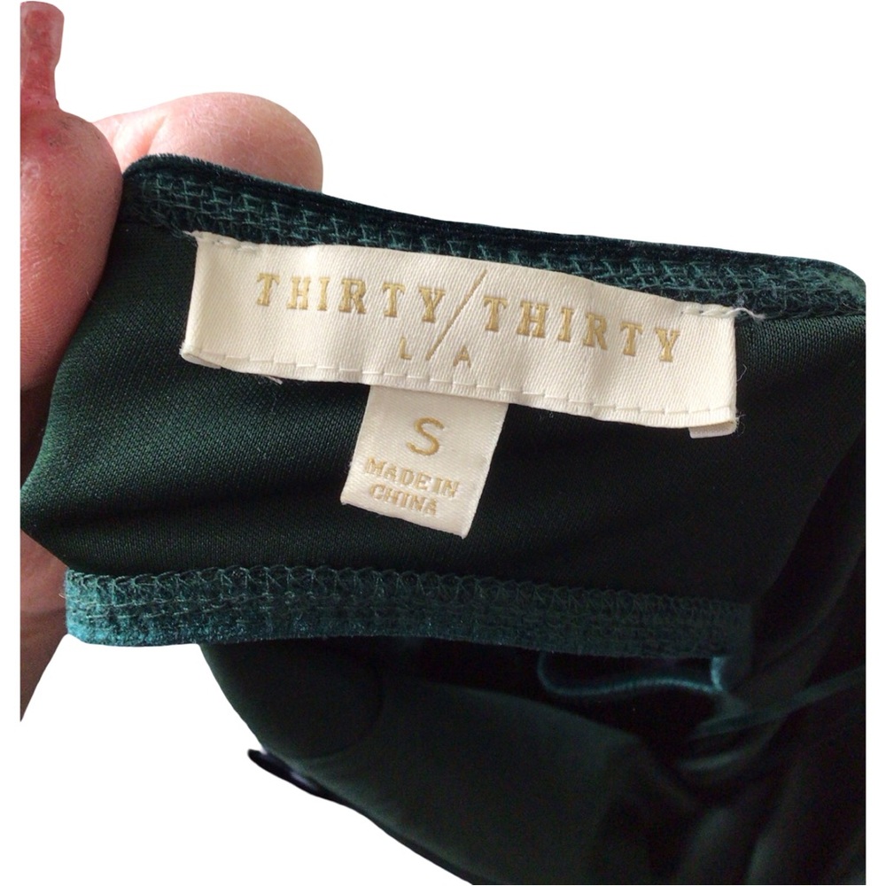 Sophisticated Velvet Maxi Dress in Deep Green - Picture 8 of 8
